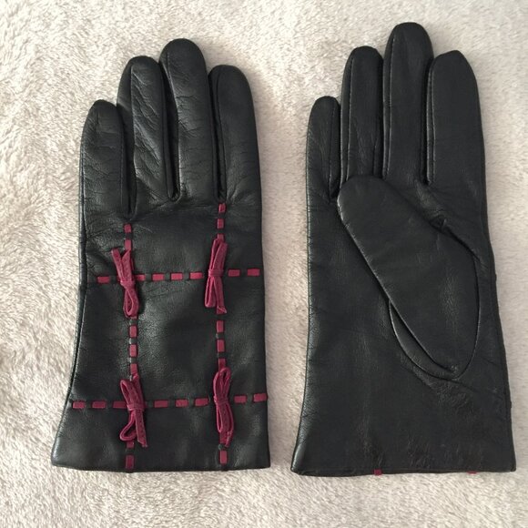 Leather gloves sz 7 - Picture 2 of 8